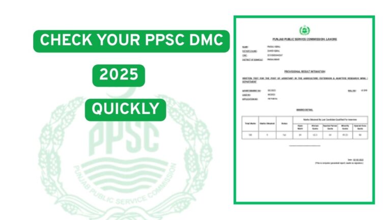 PPSC DMC 2025