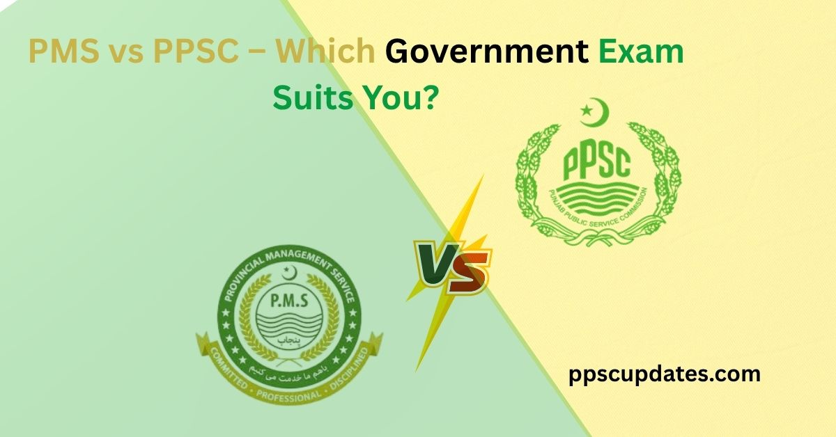 Difference Between PMS and PPSC Exams