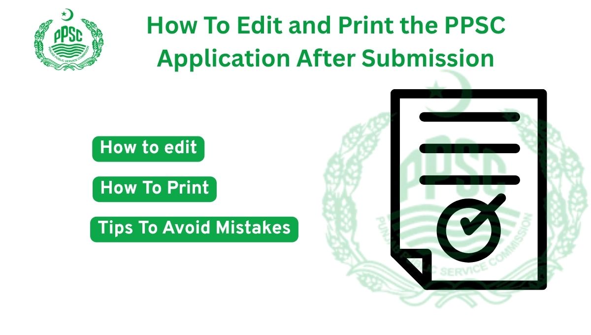 How to edit and print application after submission