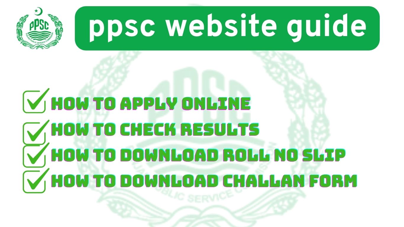 ppsc website guide